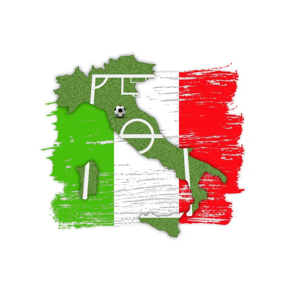 Vlast fotbal fotbal Itálie — Stock fotografie