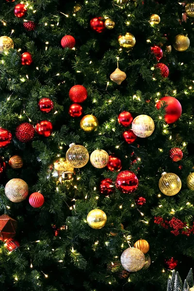 Christbaumschmuck Als Hintergrundmaterial — Stockfoto