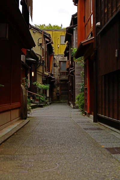 Scenario Dell Antica Capitale Del Giappone Kanazawa Kazuemachi Chaya District — Foto Stock