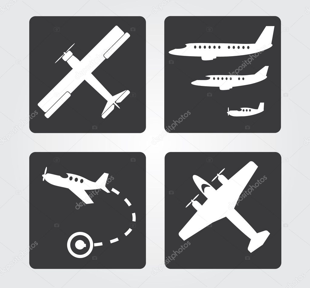 Website and Internet icons: traveling