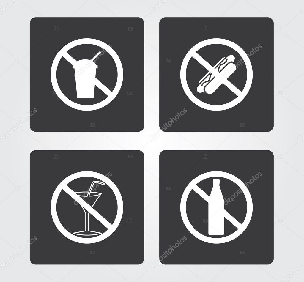 Website and Internet icons: ban