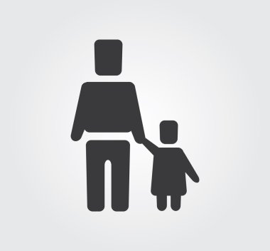 basit web simge vektör: Aile seti