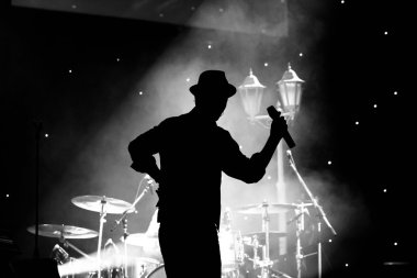 silhoutette yüksek ISO ile konser