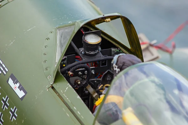 Cockpit modellflygplan — Stockfoto