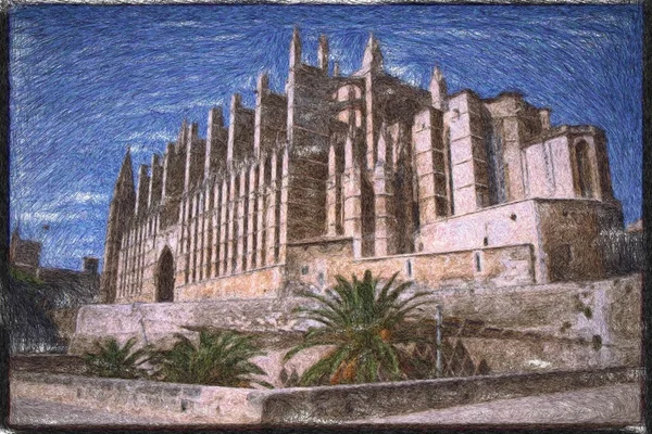 La Seu reflejada
