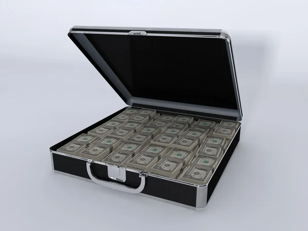 Money Briefcase Small Vault — Stock Photo, Image