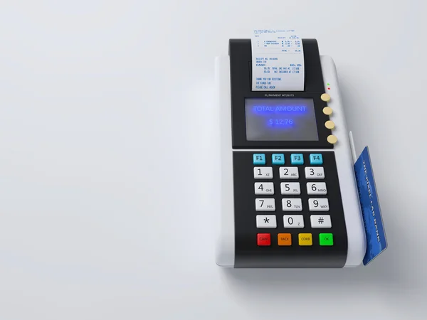 Πιστωτική κάρτα μηχανή — Φωτογραφία Αρχείου