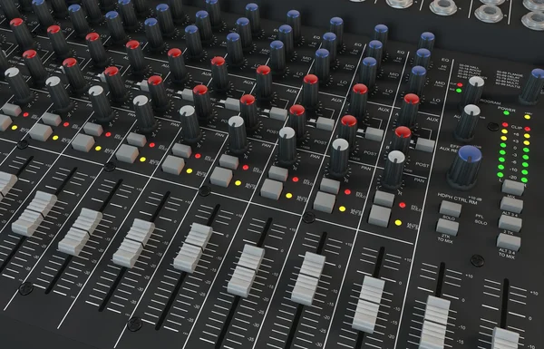 Audio-mixer — Stockfoto