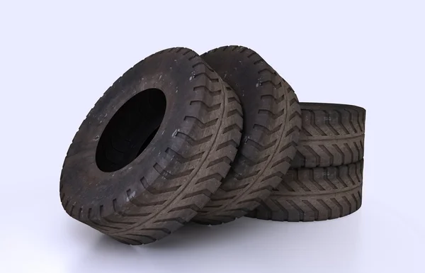 Earth Mover Tire Molds — Stock Photo, Image