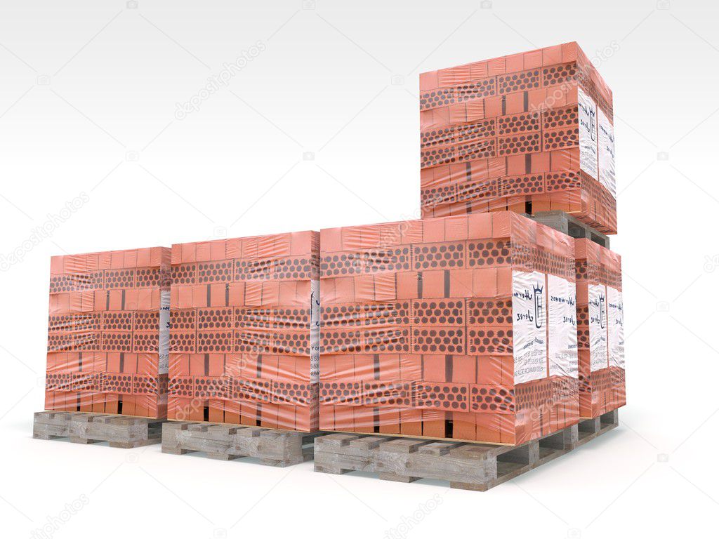 Pallet bricks — Stock Photo © suzi44 32772679