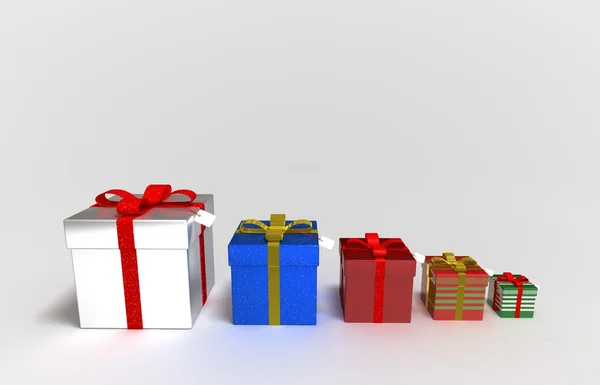 Xmas gifts box — Stock Photo, Image