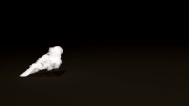 Bílý kouř — Stock video