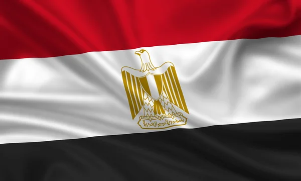 Vlag van Egypte — Stockfoto