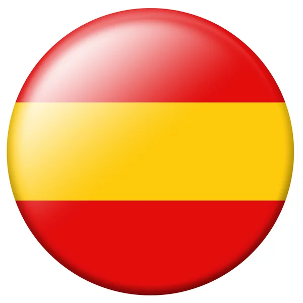 Spanish Flag Button — Stock Photo, Image