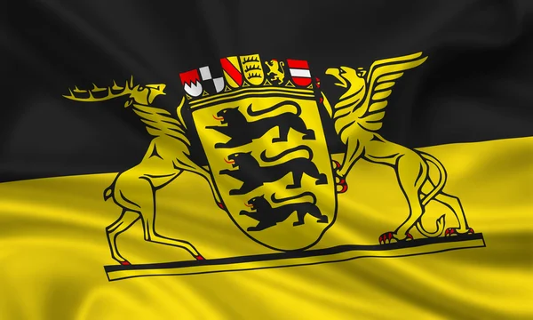 Flagge von Baden-Württemberg — Stockfoto