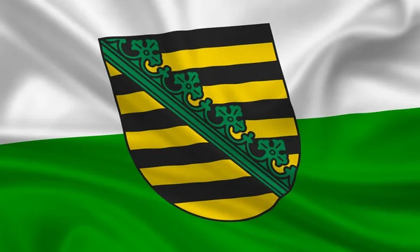 Fahne Flagge Sachsen — Stock Photo, Image