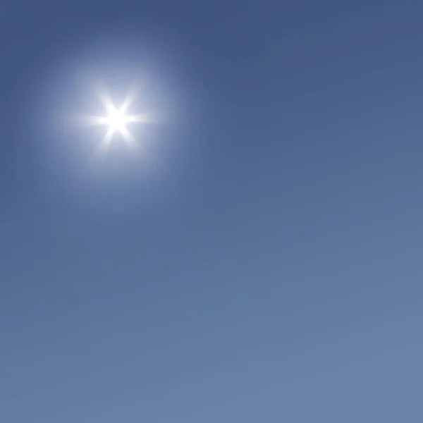 Солнце на небе — стоковое фото