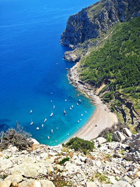 Cala del moro na wyspie Majorka — Zdjęcie stockowe