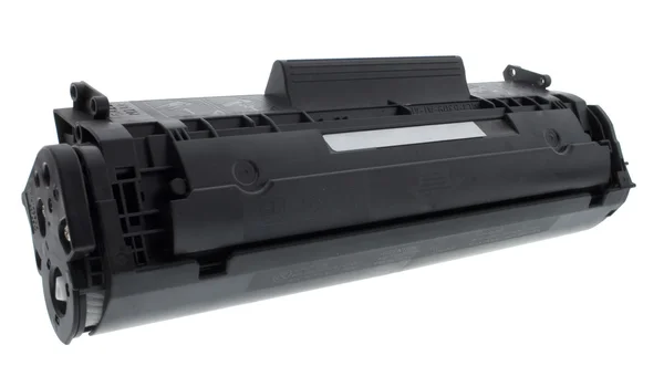 Cartridge for laser printer on white background — Stock Photo, Image