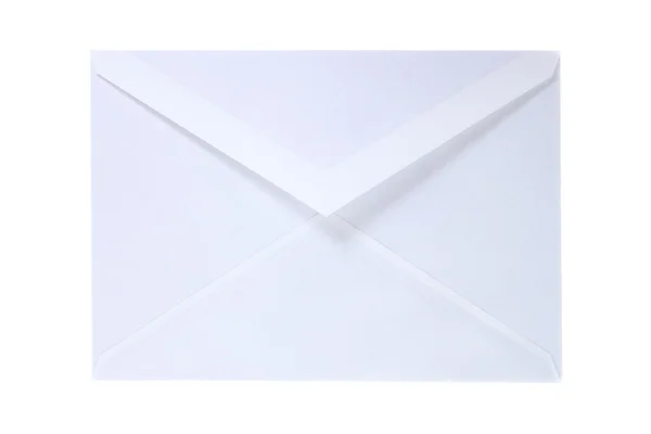 Umschlag auf weißem Hintergrund — Stockfoto