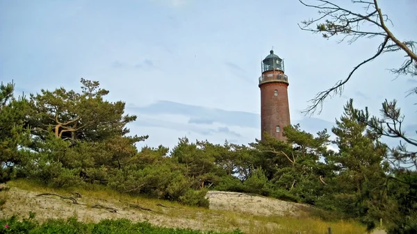 Leuchtturm darsser ort — Stockfoto