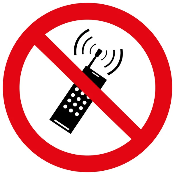 No cell phone — Stock Photo, Image