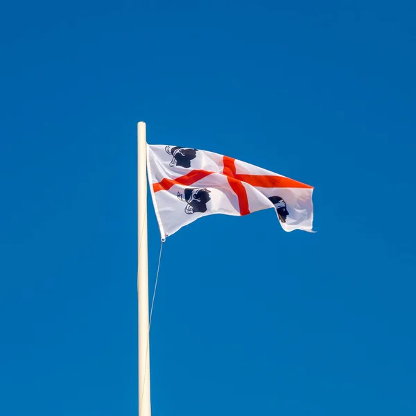 Sardijnse vlag — Stockfoto
