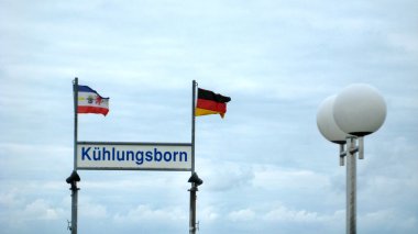 Kuhlungsborn pier sign clipart