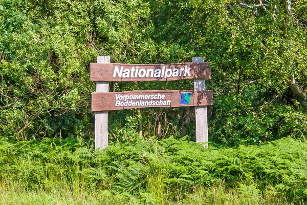 Parque nacional Vorpommersche Boddenlandschaft — Fotografia de Stock