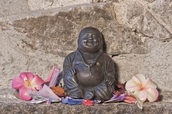 Staty som föreställer kinesiska laughting buddha — Stockfoto