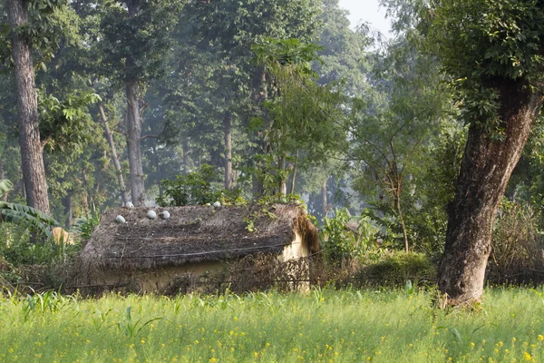 Casa tradicional en el pueblo de Taru — Foto de Stock