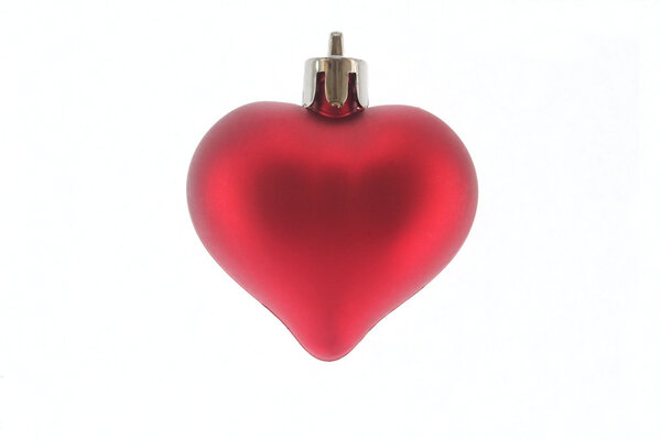 Heart-shaped Christmas ornament