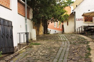 tipik Avrupa sokak szentendre, Macaristan