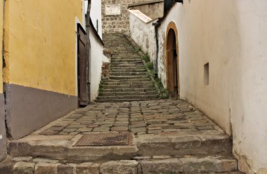 tipik Avrupa sokak szentendre, Macaristan