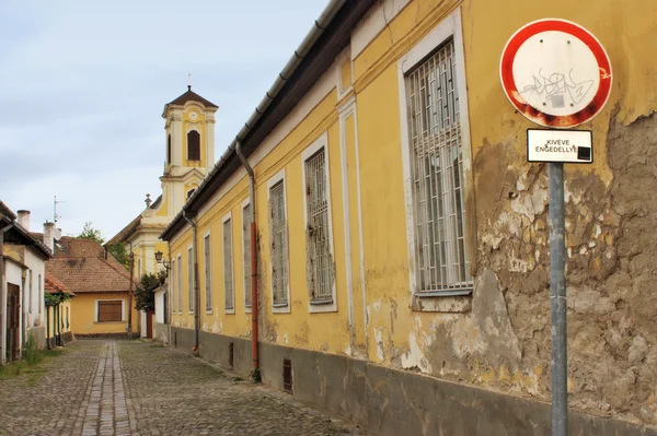 Tipik Avrupa sokak szentendre, Macaristan — Stok fotoğraf