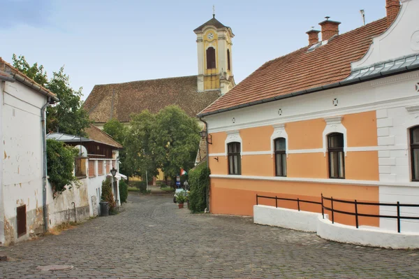 Typical European Alley in Szentendre Hungary Royalty Free Stock Images