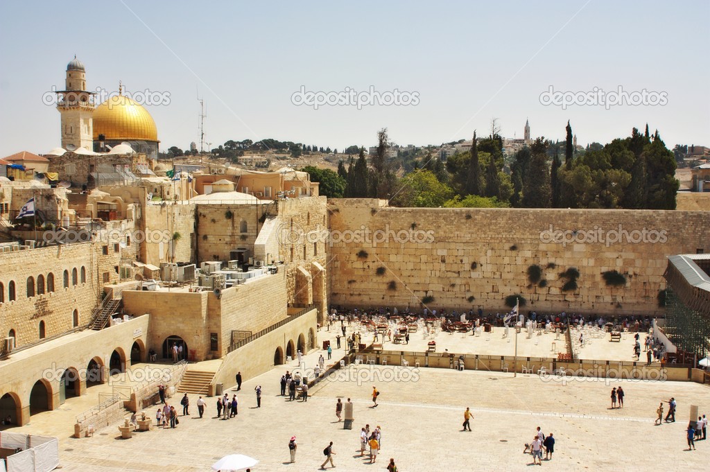 The Western Wall,Temple Mount, Jerusalem — Stock Photo © vladi79 13767765