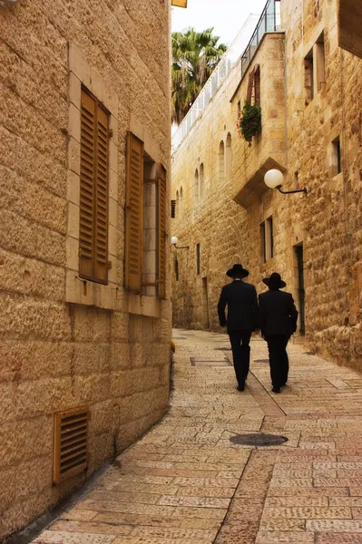 Alley nella città vecchia di Gerusalemme, Israele — Foto Stock