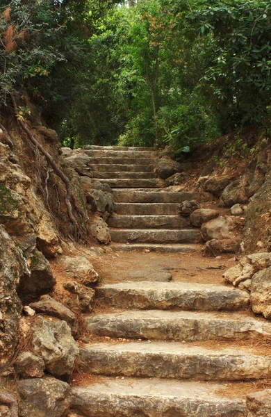 Ancient stairs made of stone — Stock Photo, Image