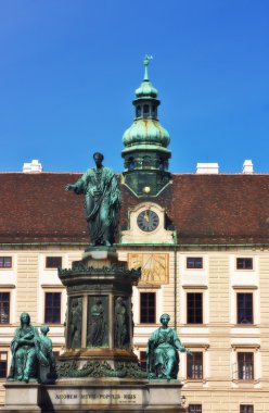heykel imparator francis II hofburg Sarayı, Viyana Avusturya