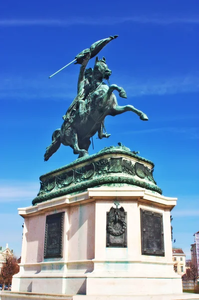 Statue of Archduke Charles at the Heroes square Vienna, Austria — Stock Photo, Image