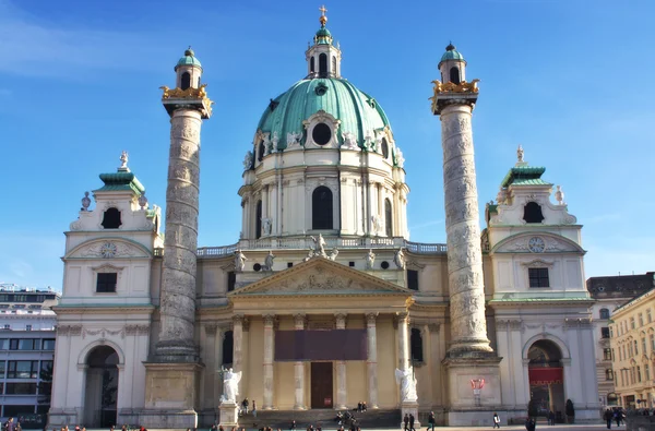 St. peter's kerk peterskirche in Wenen, Oostenrijk — Stockfoto