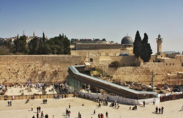 Die westliche Mauer, Tempelberg, jerusalem — Stockfoto