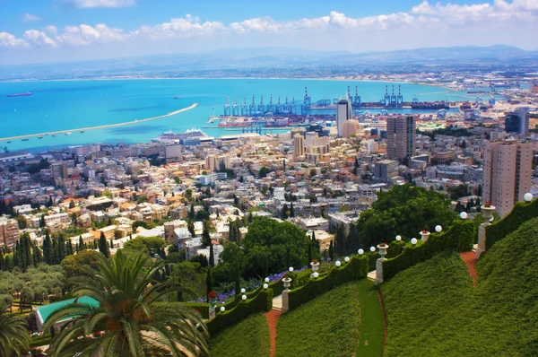 Jardines Bahai en Haifa Israel — Foto de Stock