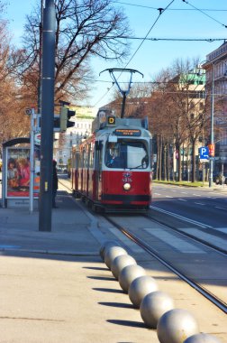 Viyana'da tramvay hattı