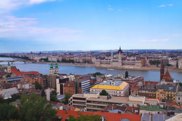 Uitzicht op de stad Boedapest — Stockfoto