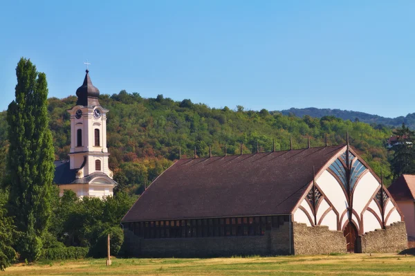 Kerk in visegrad, Hongarije — Stockfoto