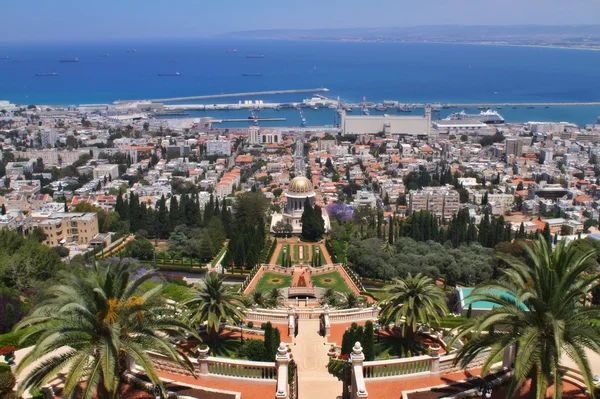 Jardines Bahai en Haifa Israel — Foto de Stock