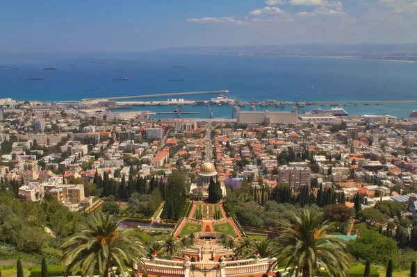 Bahai garden in haifa israel — Stockfoto