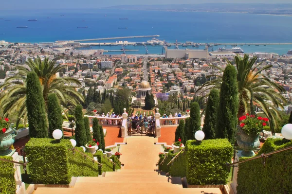 Jardines Bahai en Haifa Israel —  Fotos de Stock